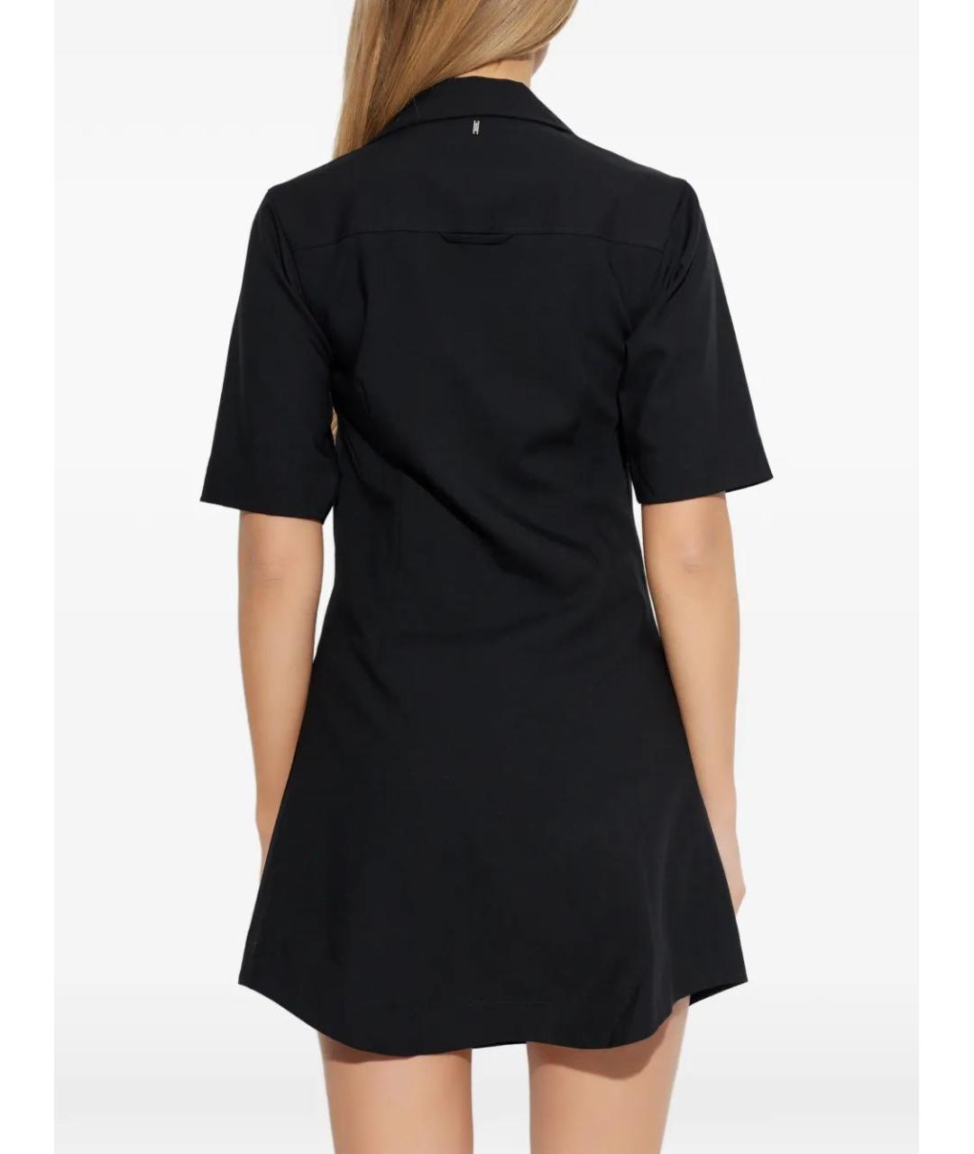 Ami Paris Черное шерстяное повседневное платье, фото 4