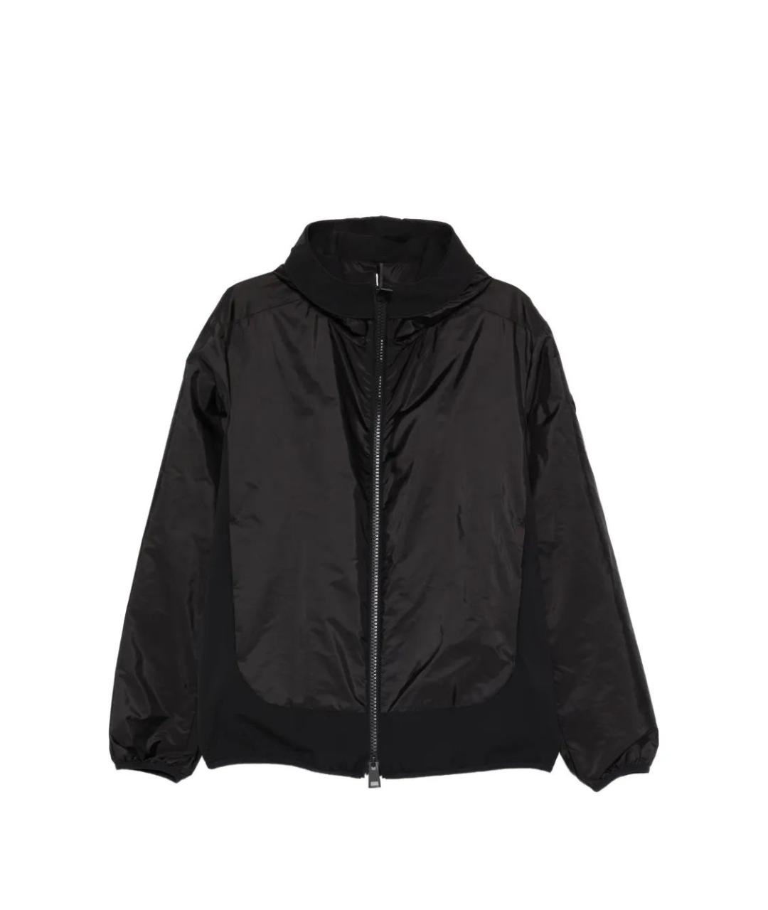 MONCLER Черная полиамидовая куртка, фото 1