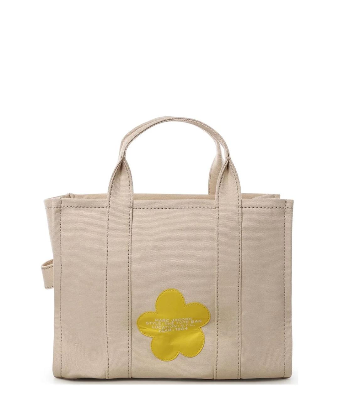MARC JACOBS Белая хлопковая сумка тоут, фото 2