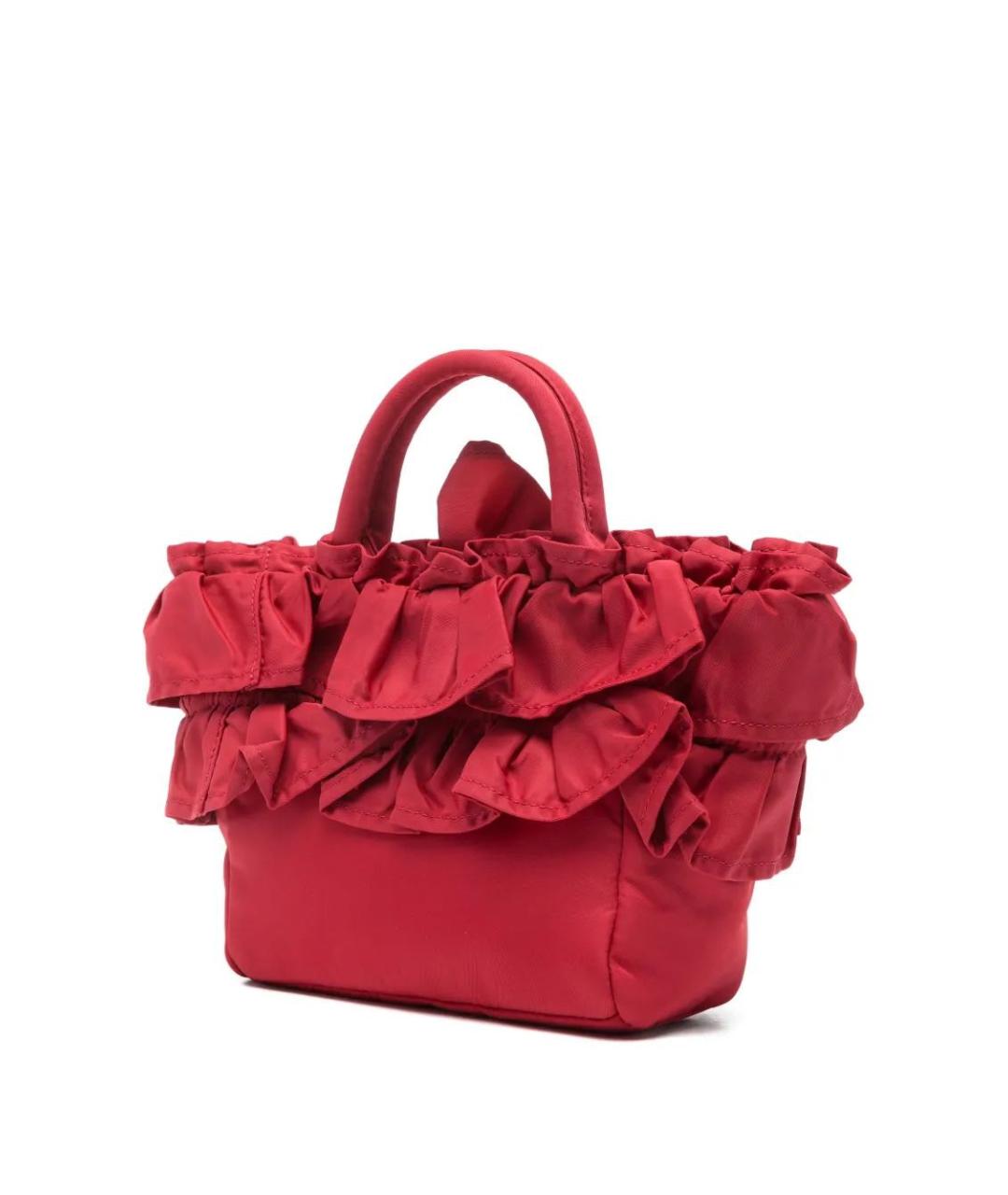 GANNI Красная синтетическая сумка тоут, фото 3