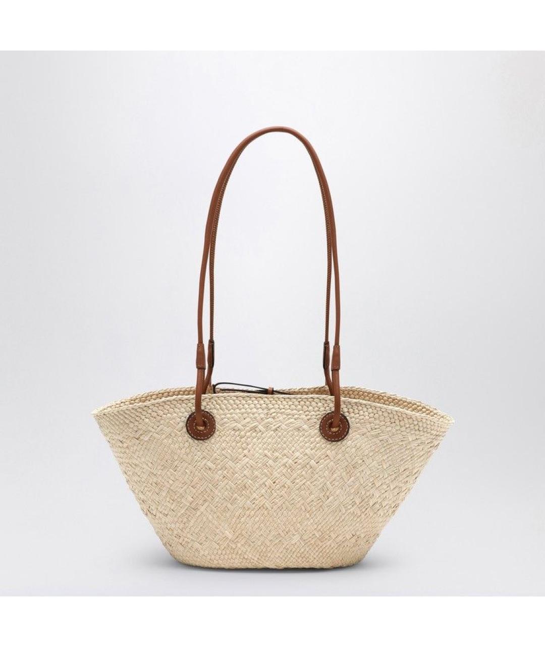 LOEWE Бежевая сумка тоут, фото 2