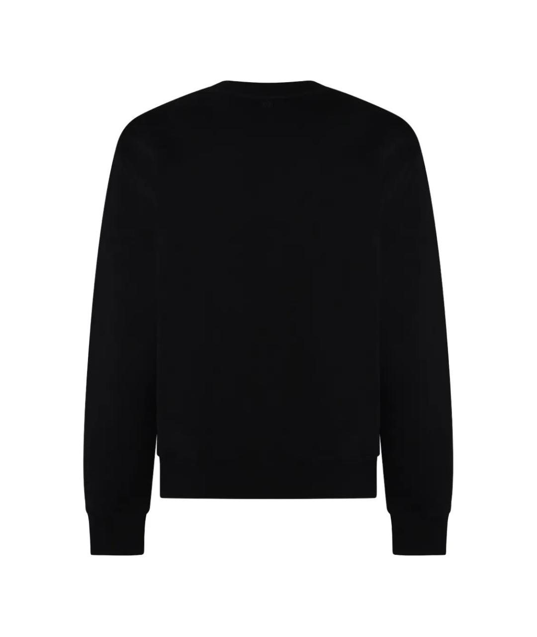 Ami Paris Черный хлопковый джемпер / свитер, фото 2