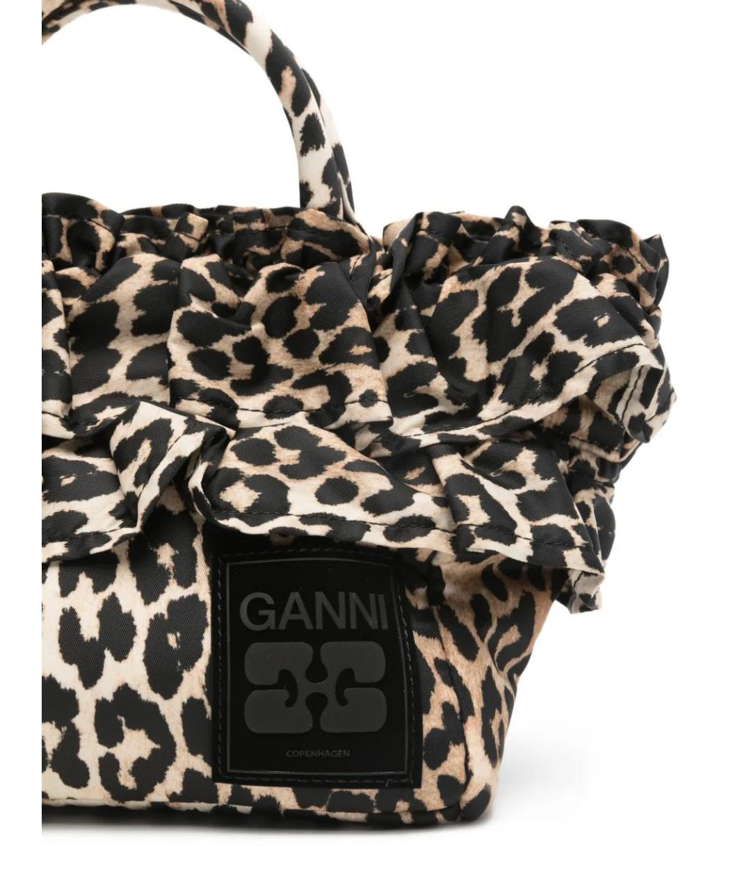 GANNI Мульти хлопковая сумка тоут, фото 4