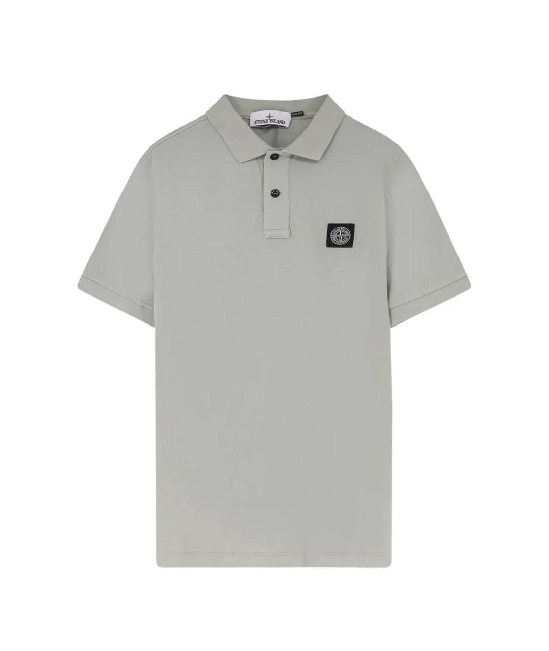 STONE ISLAND Хлопковое поло с коротким рукавом, фото 1