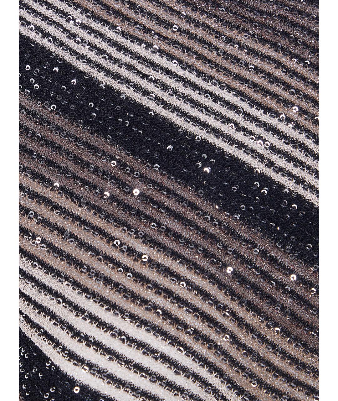 D.EXTERIOR Черная полиэстеровая футболка, фото 3