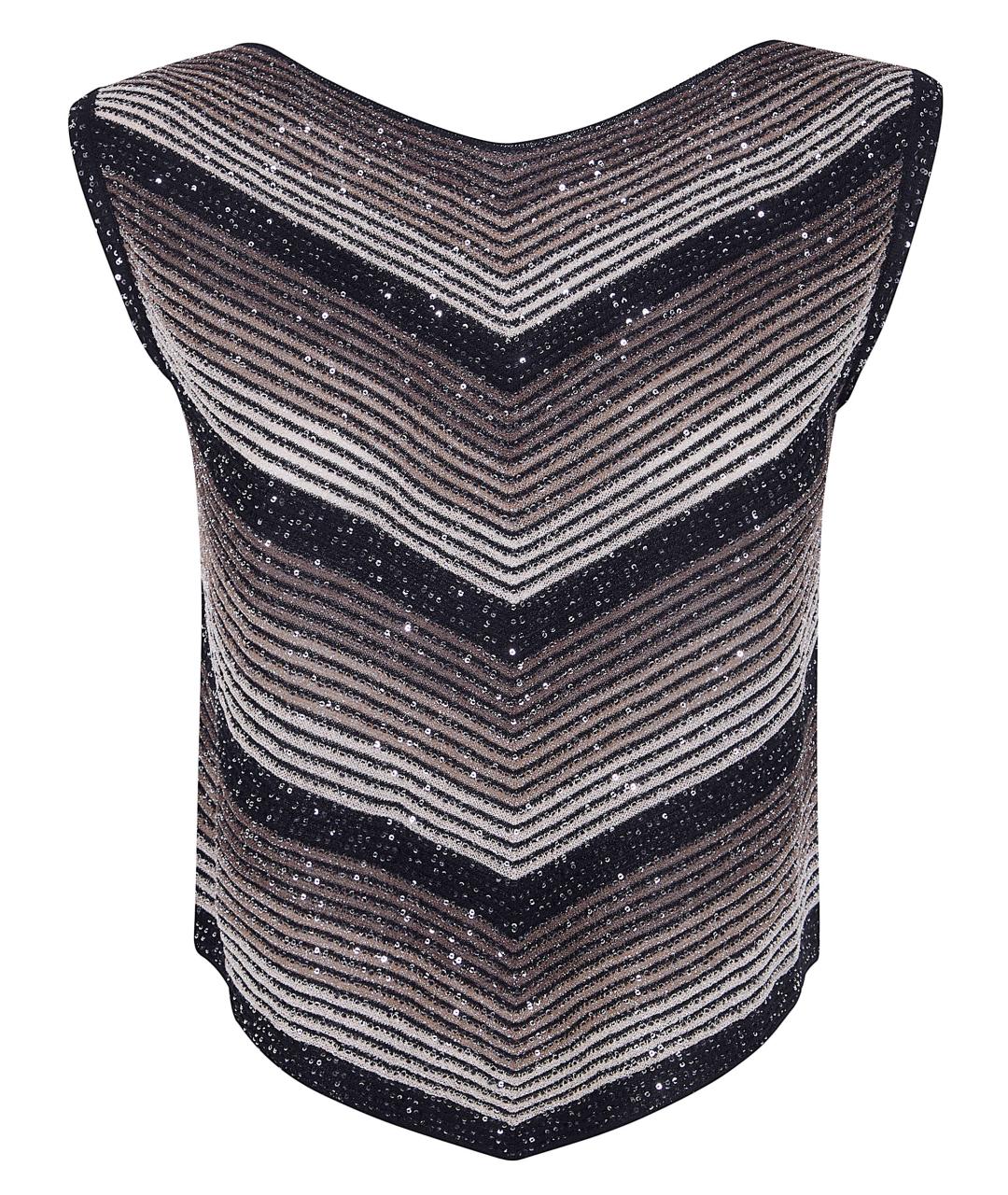 D.EXTERIOR Черная полиэстеровая футболка, фото 1