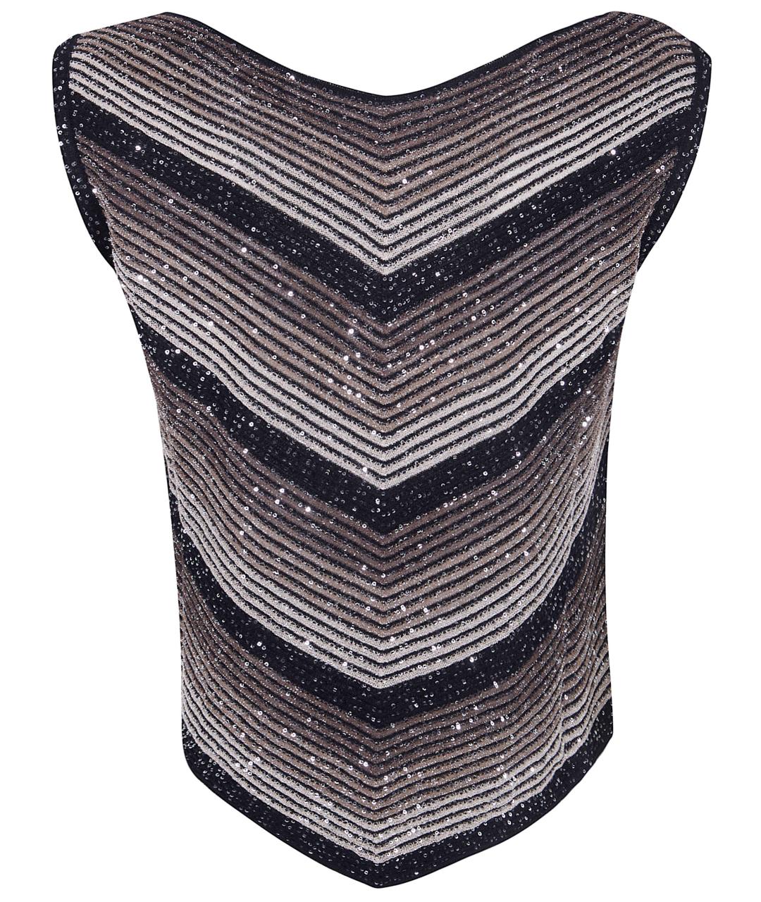 D.EXTERIOR Черная полиэстеровая футболка, фото 2