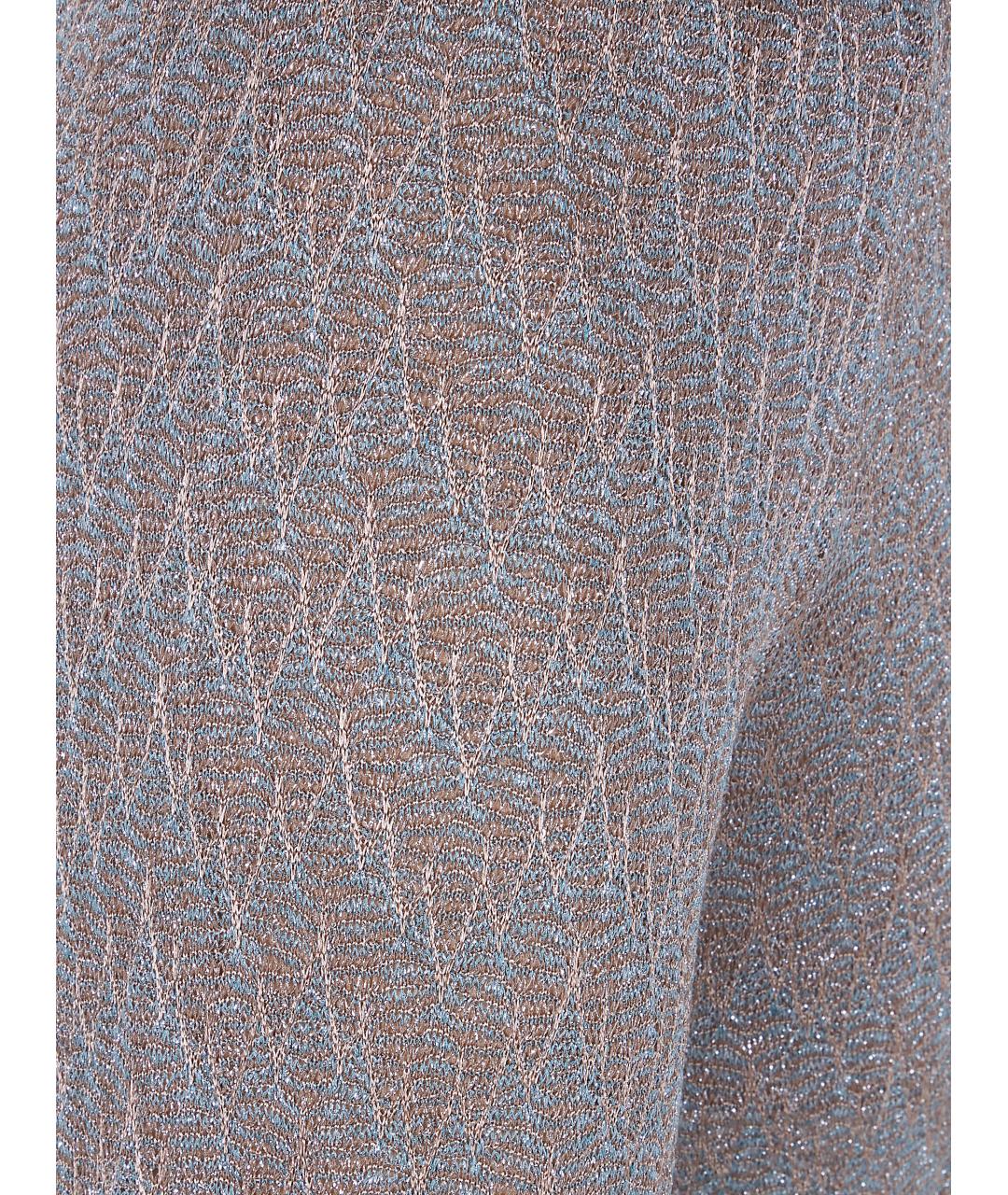 D.EXTERIOR Коричневые полиэстеровые прямые брюки, фото 3