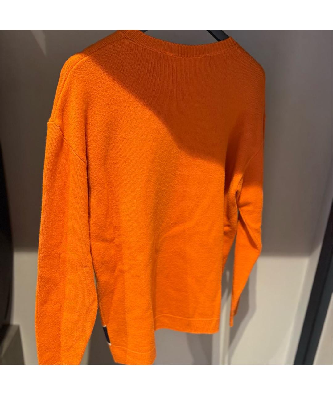 STELLA MCCARTNEY Оранжевый шерстяной джемпер / свитер, фото 3