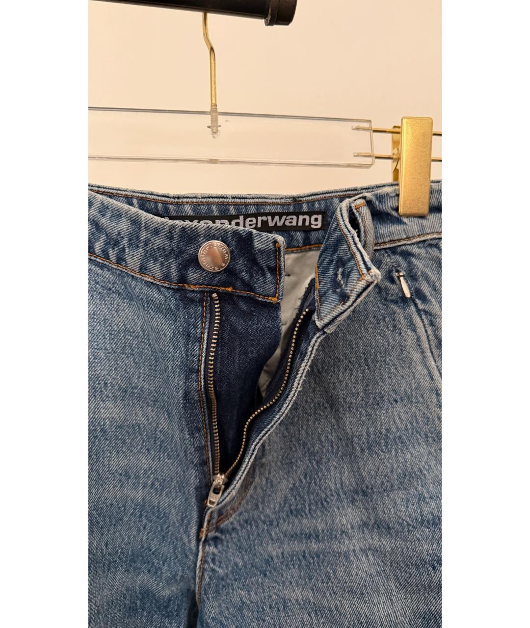 ALEXANDER WANG Голубые прямые джинсы, фото 3