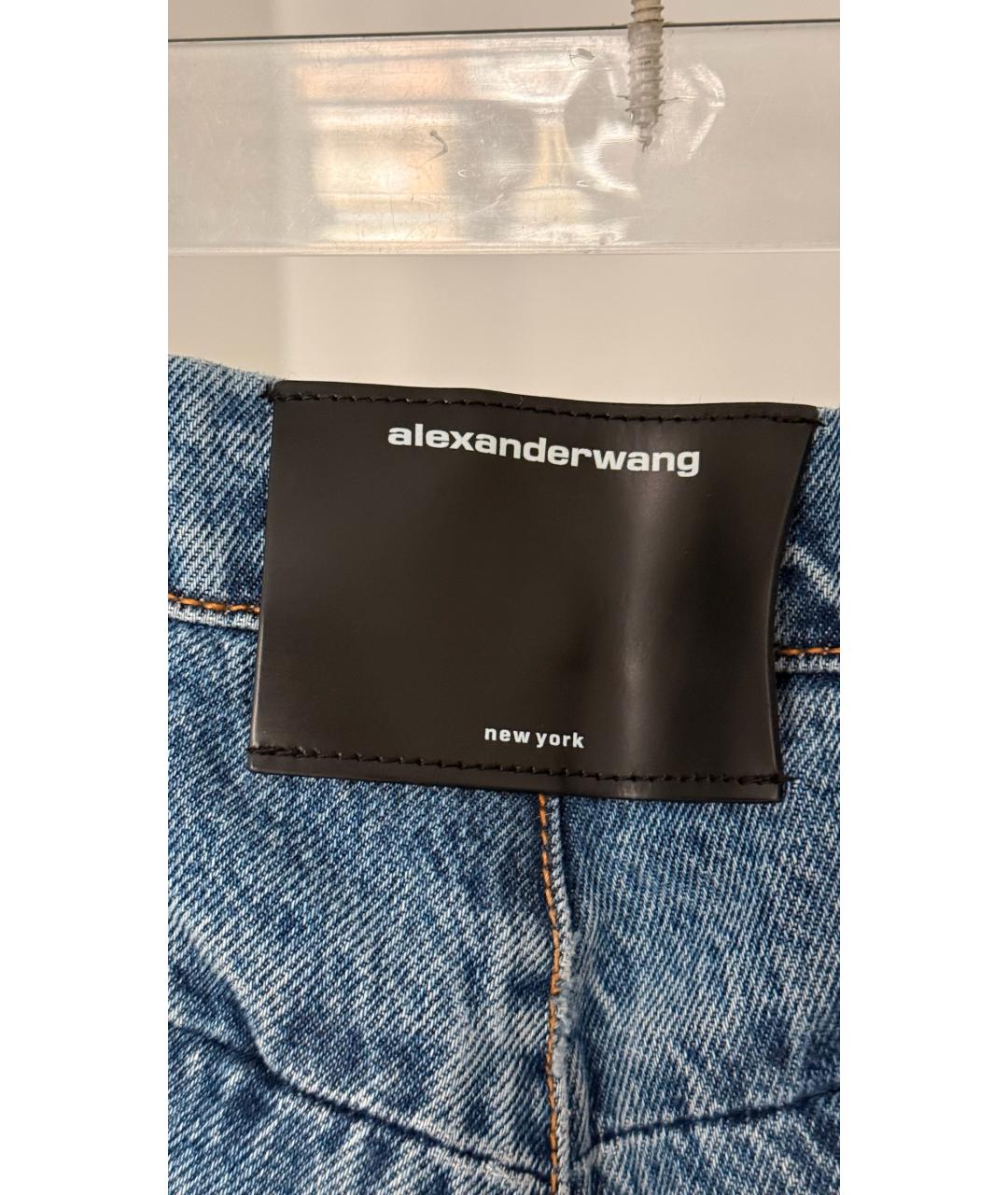 ALEXANDER WANG Голубые прямые джинсы, фото 5