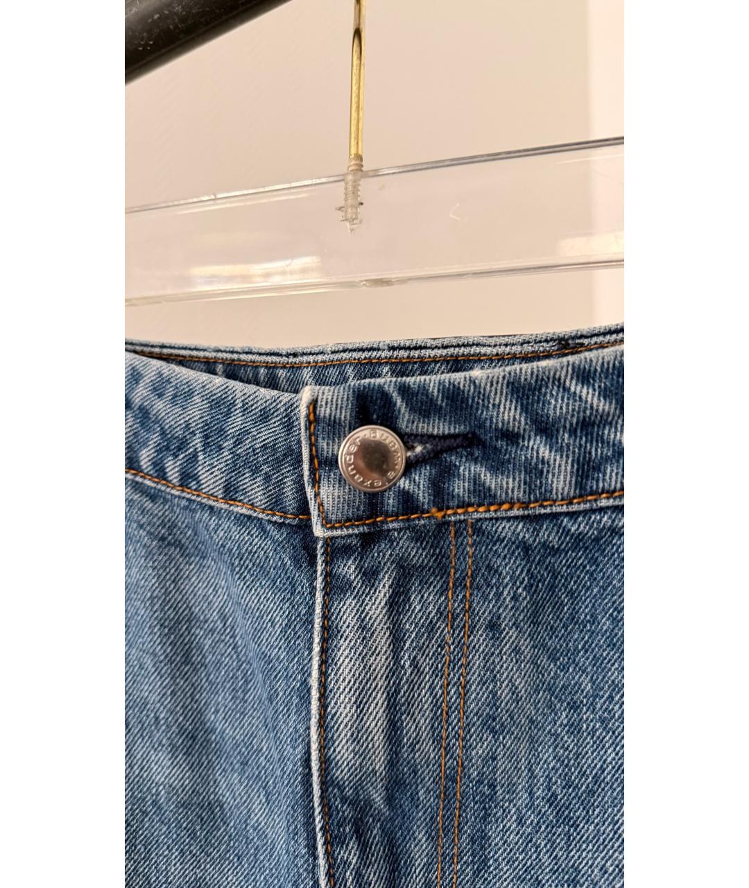 ALEXANDER WANG Голубые прямые джинсы, фото 4