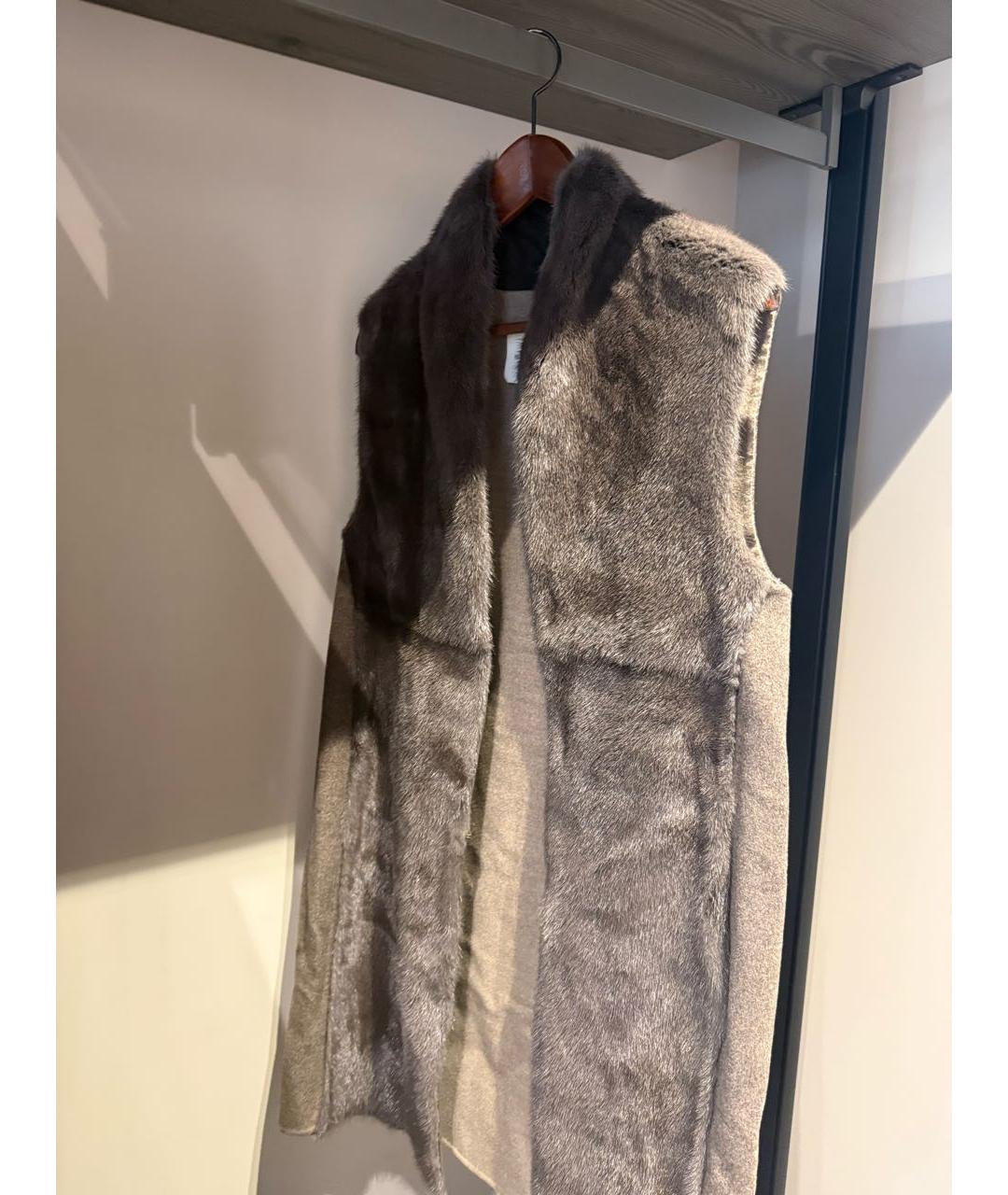 MANZONI 24 Коричневое кашемировое пальто, фото 3