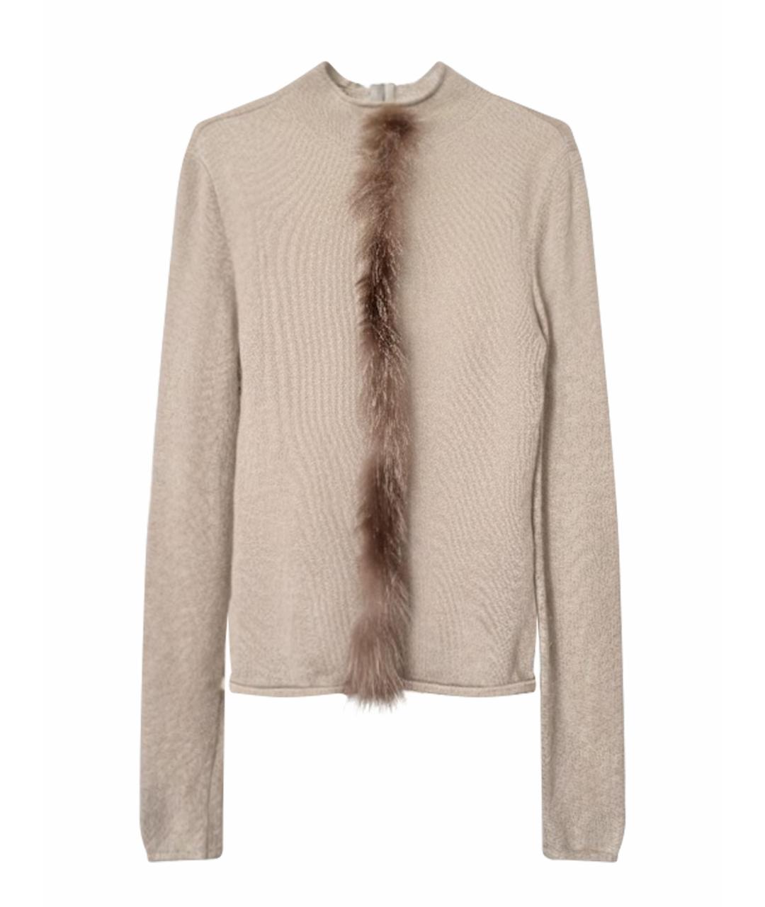 GIVENCHY Бежевый шерстяной джемпер / свитер, фото 1