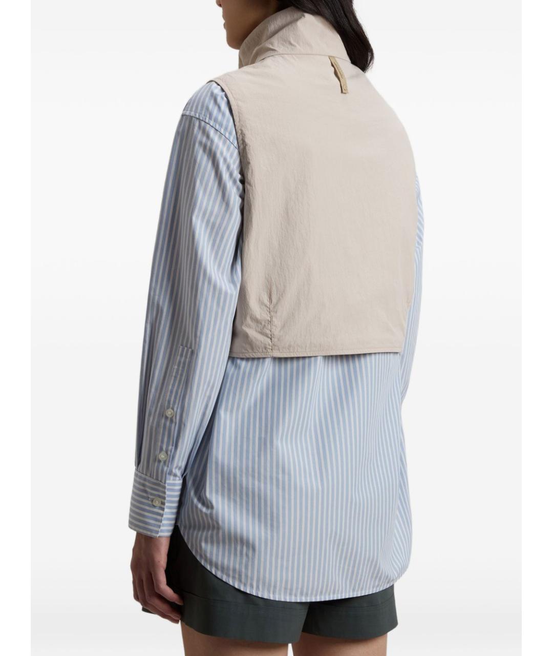 WOOLRICH Бежевый синтетический жилет, фото 3