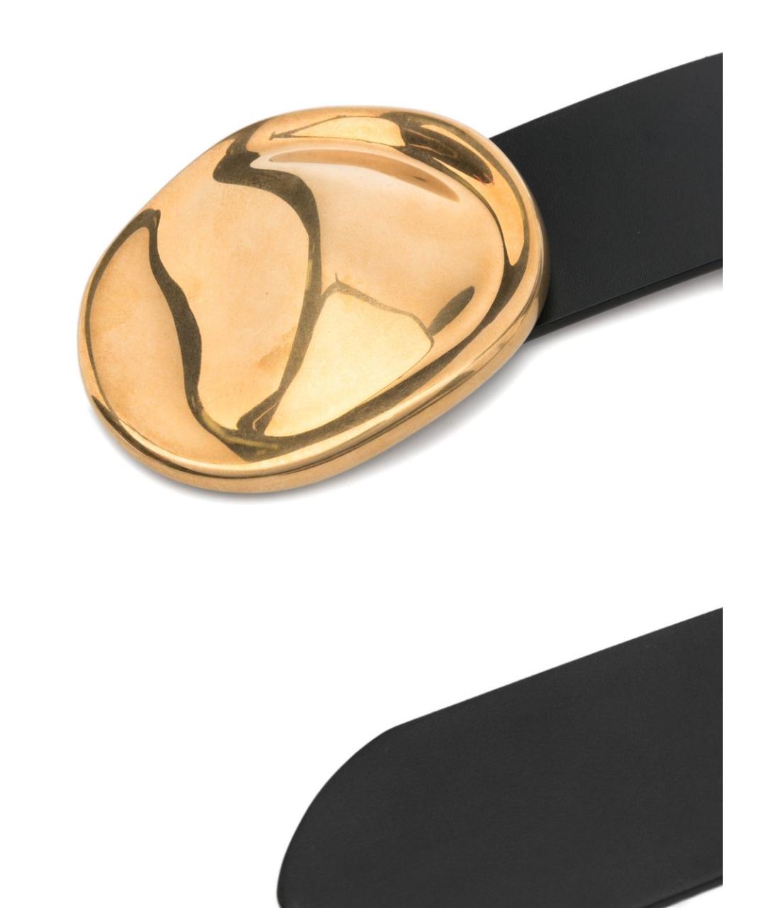 KHAITE Черный кожаный ремень, фото 2