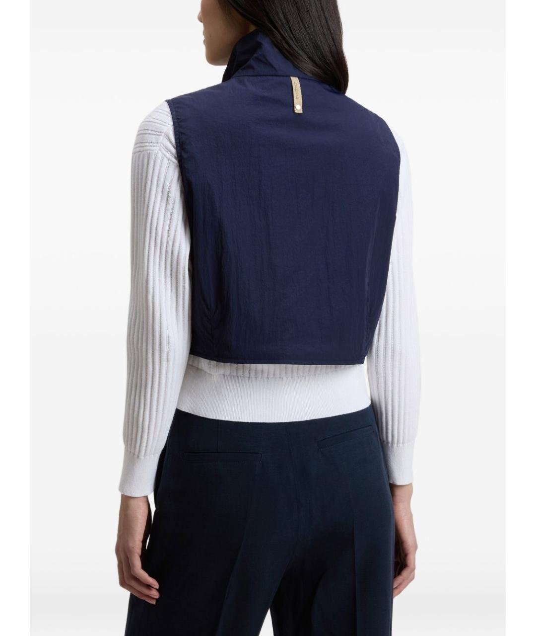 WOOLRICH Синий синтетический жилет, фото 3