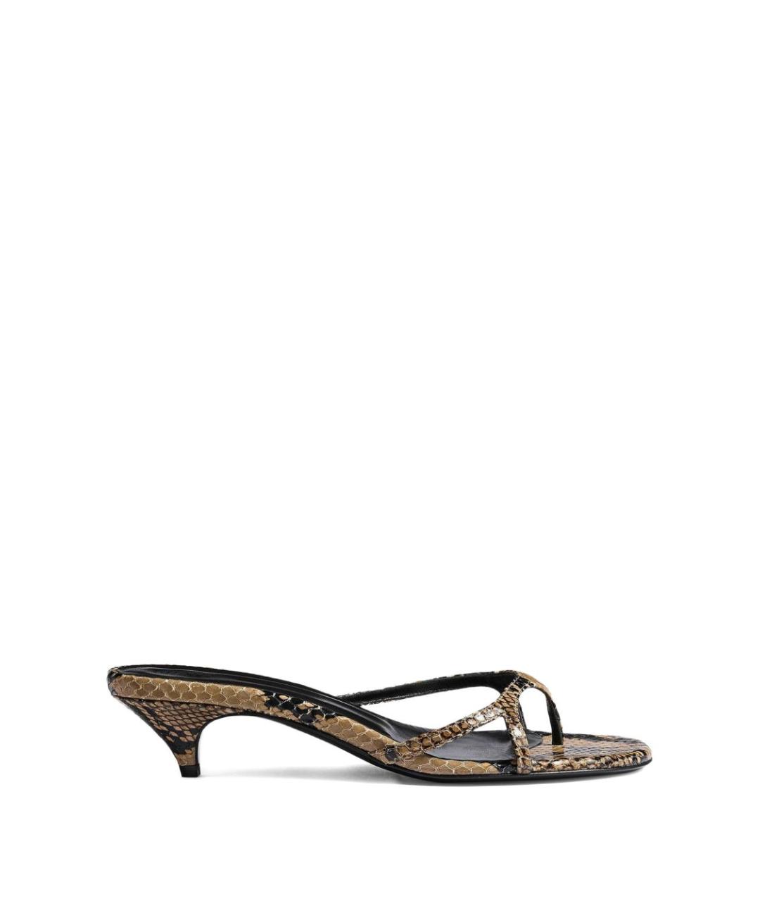 KHAITE Мульти кожаные босоножки, фото 1