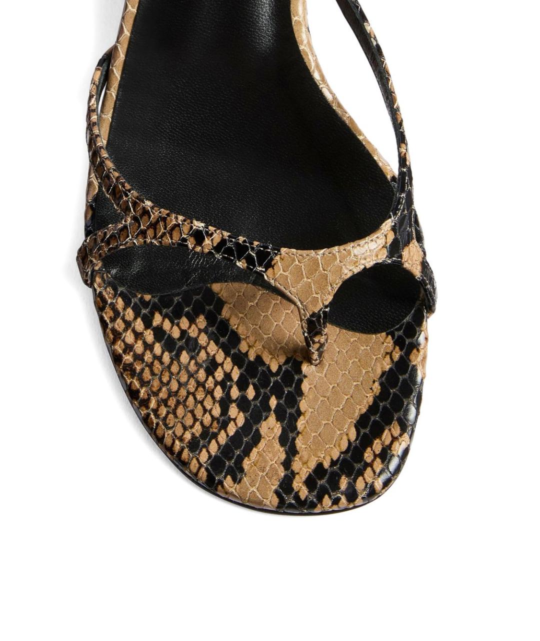 KHAITE Мульти кожаные босоножки, фото 2