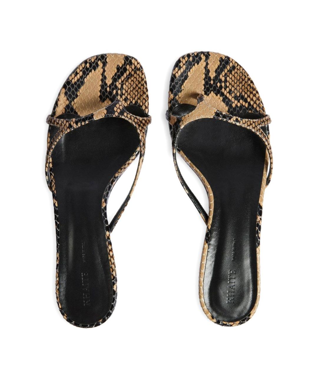 KHAITE Мульти кожаные босоножки, фото 4