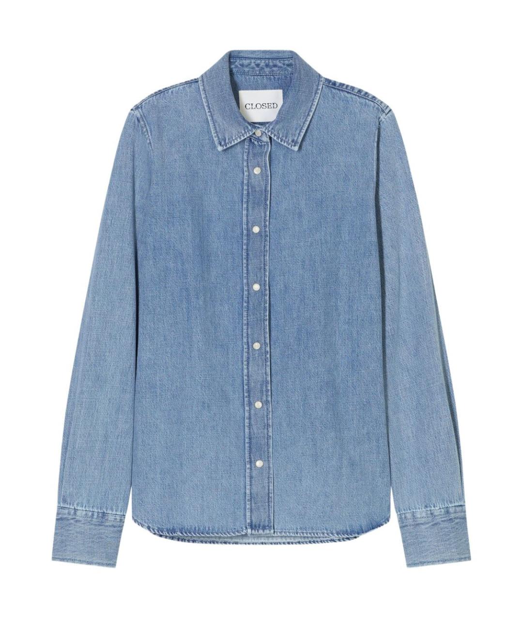 CLOSED Голубая хлопковая рубашка, фото 1