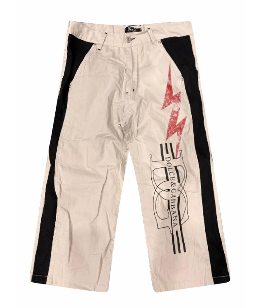 DOLCE&GABBANA Бежевые хлопковые шорты, фото 1