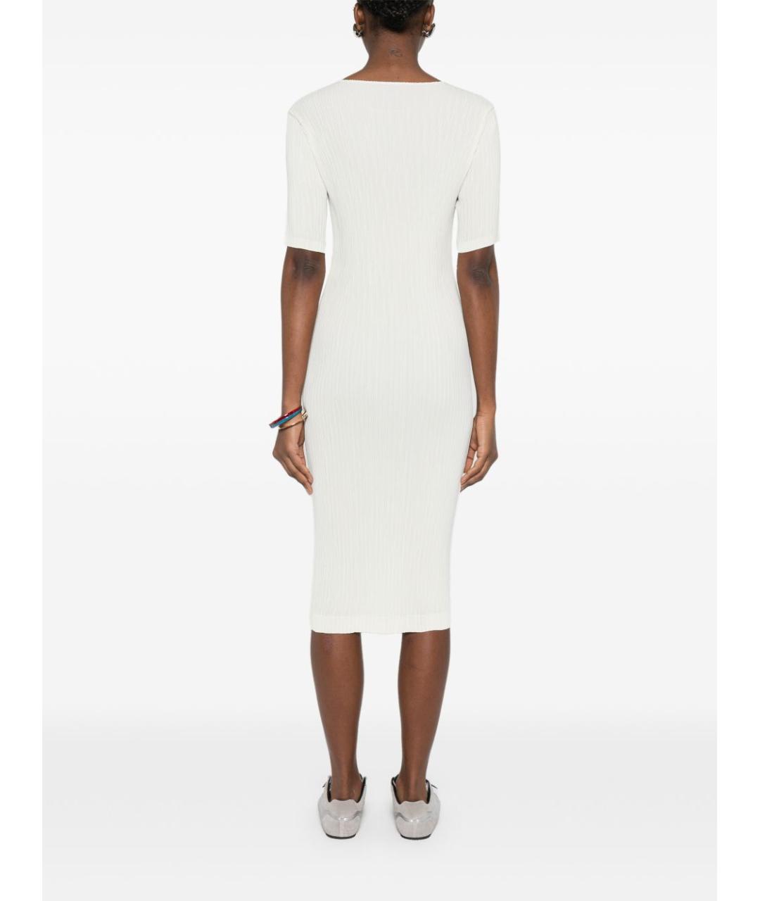 ISSEY MIYAKE Белое повседневное платье, фото 4