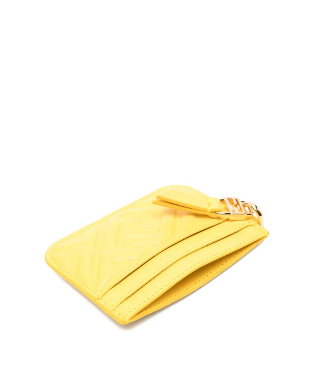 FENDI Желтый кардхолдер, фото 3