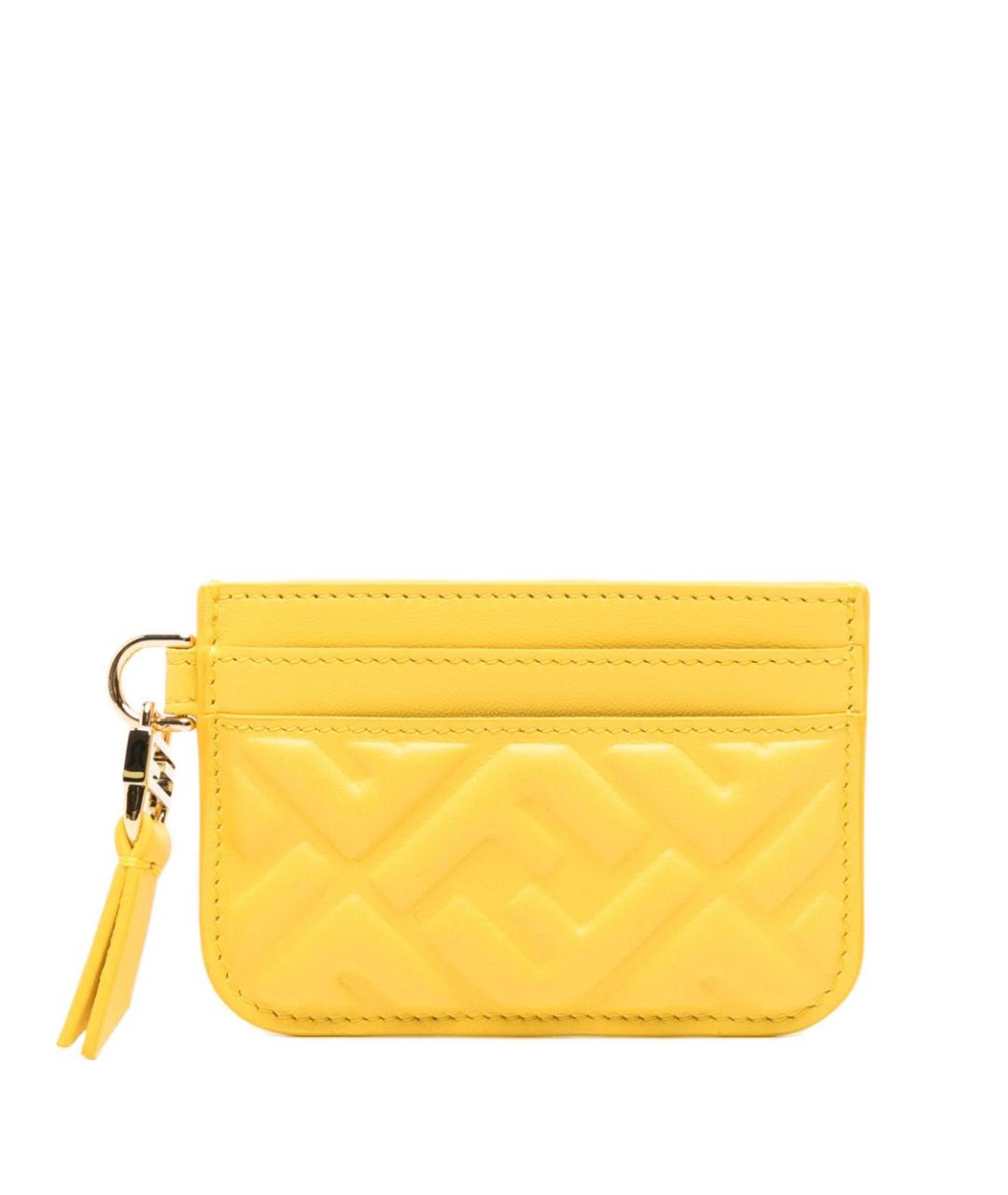 FENDI Желтый кардхолдер, фото 1