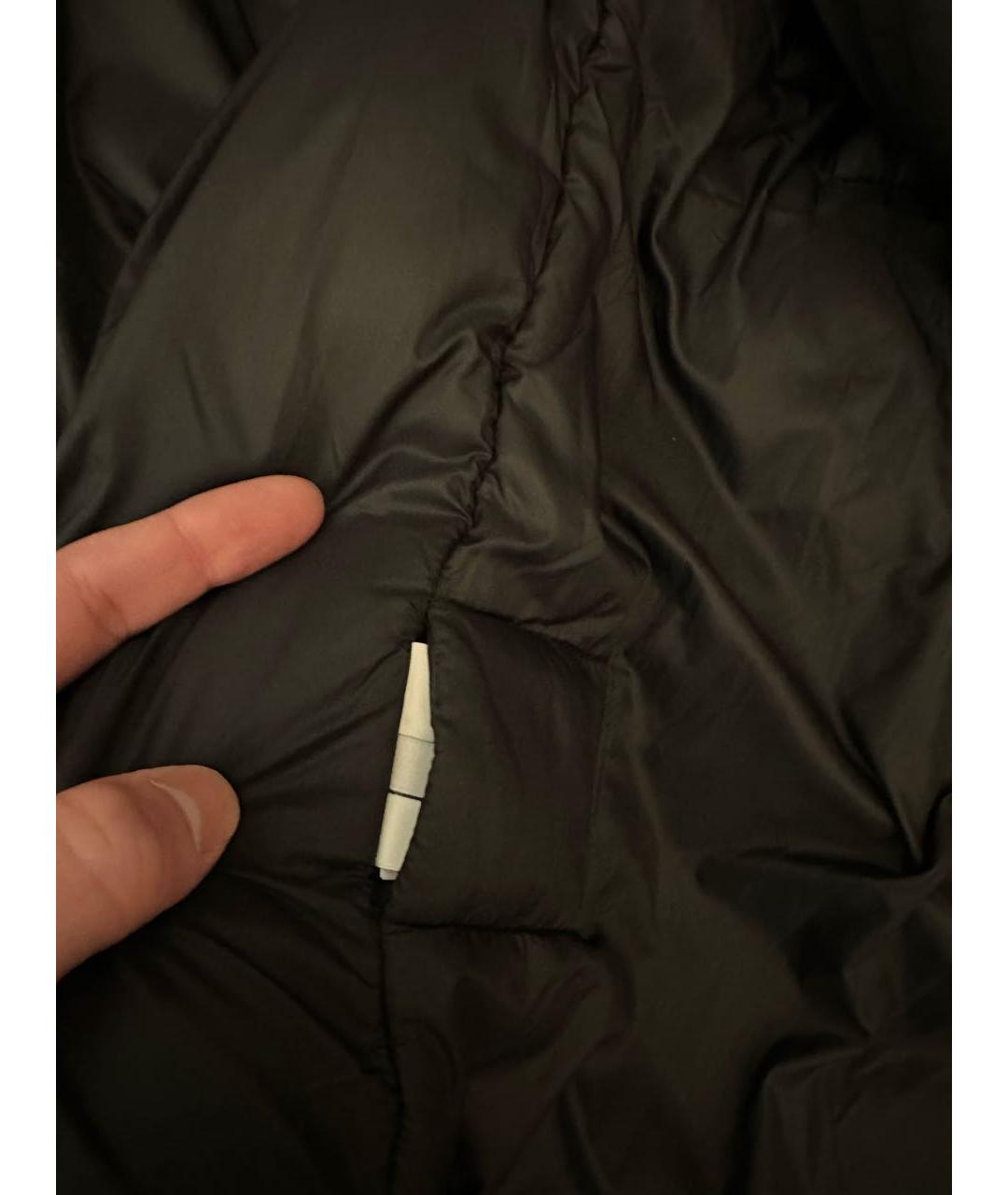 TRUSSARDI Черная полиэстеровая куртка, фото 6