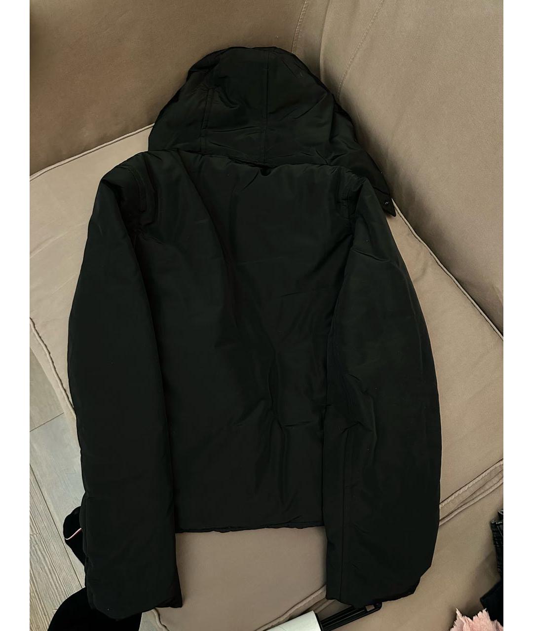 TRUSSARDI Черная полиэстеровая куртка, фото 2