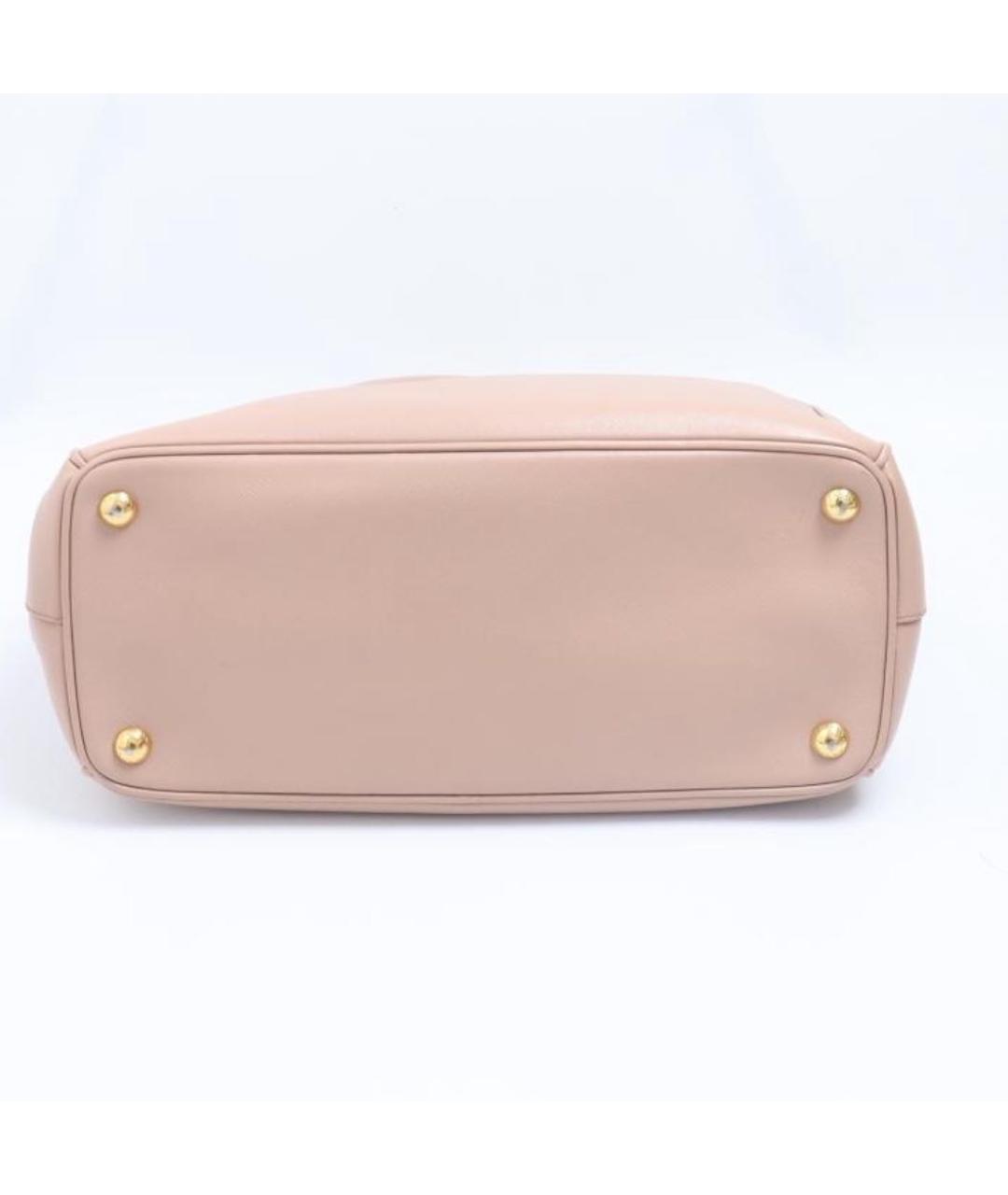 PRADA Розовая кожаная сумка через плечо, фото 4