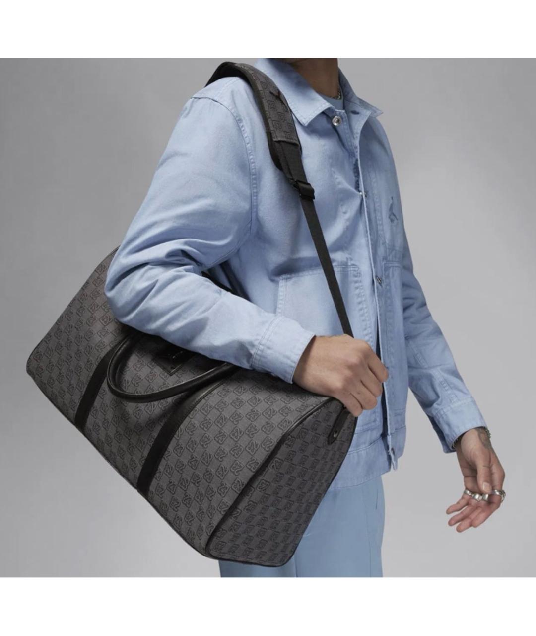 JORDAN Серая дорожная/спортивная сумка, фото 5