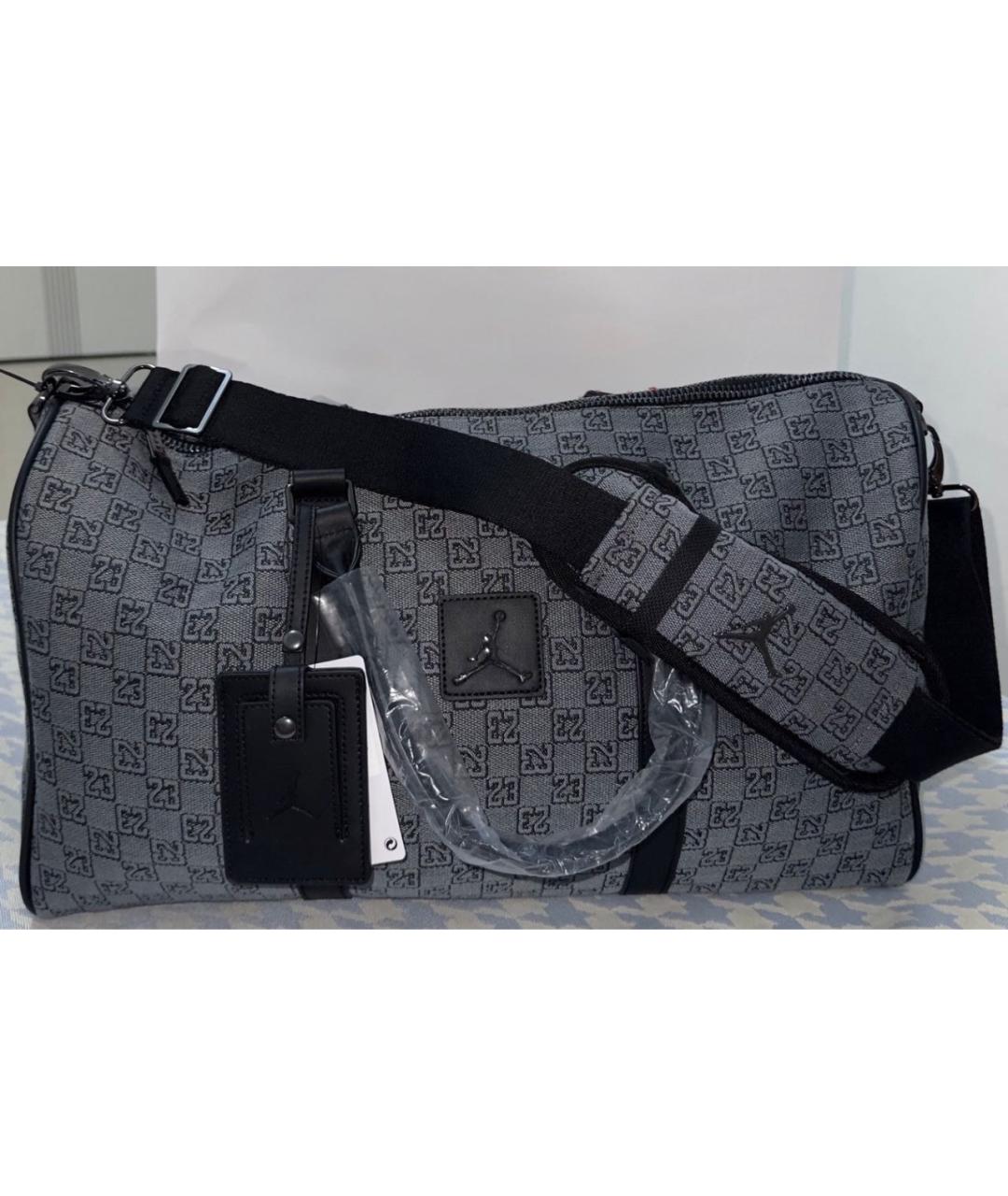 JORDAN Серая дорожная/спортивная сумка, фото 4