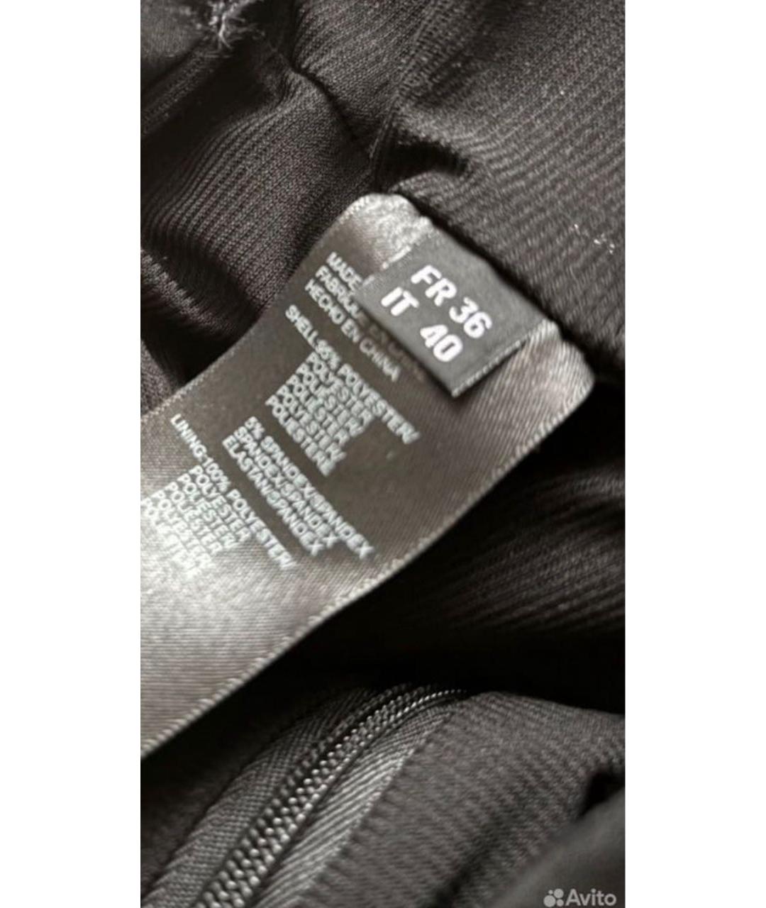 KARL LAGERFELD Серебряная полиэстеровая юбка миди, фото 4