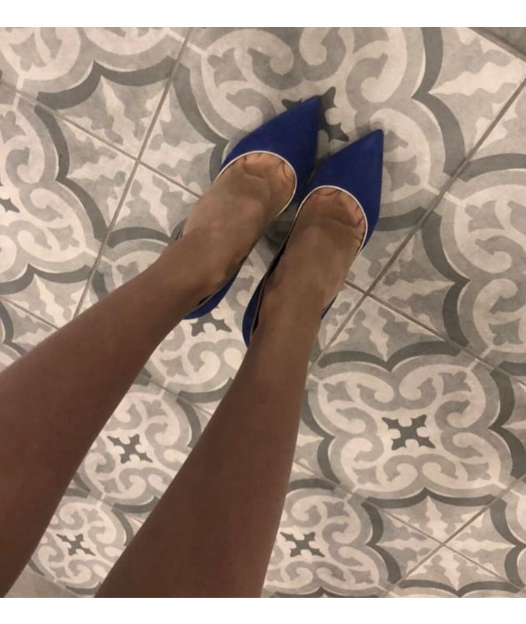 CASADEI Синие замшевые туфли, фото 4