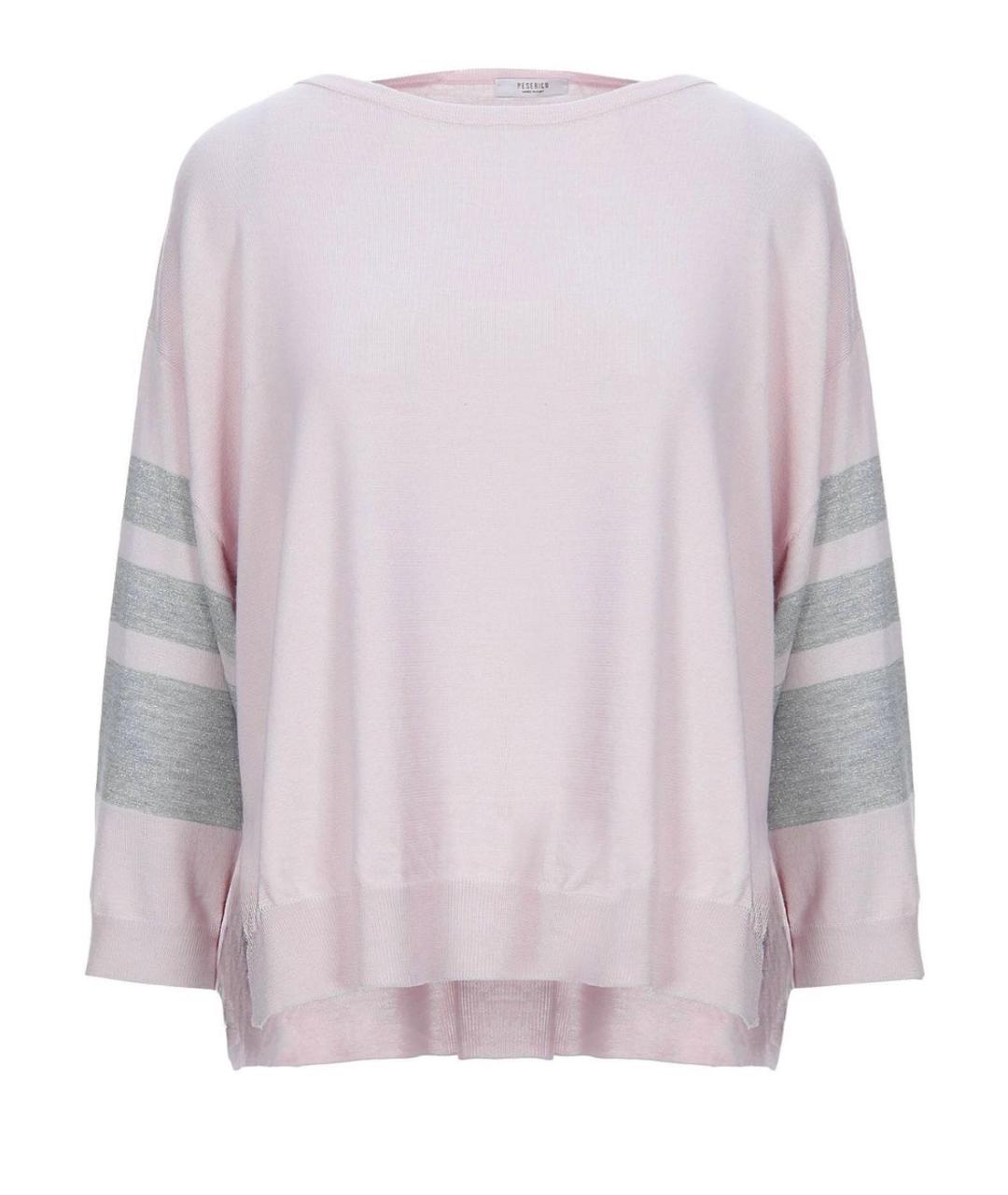 PESERICO Розовый шерстяной джемпер / свитер, фото 9