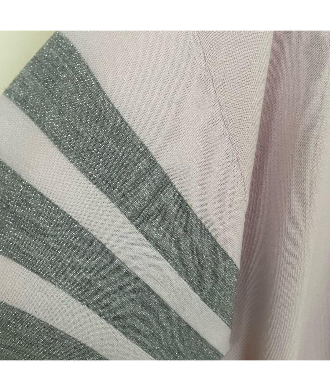 PESERICO Розовый шерстяной джемпер / свитер, фото 5