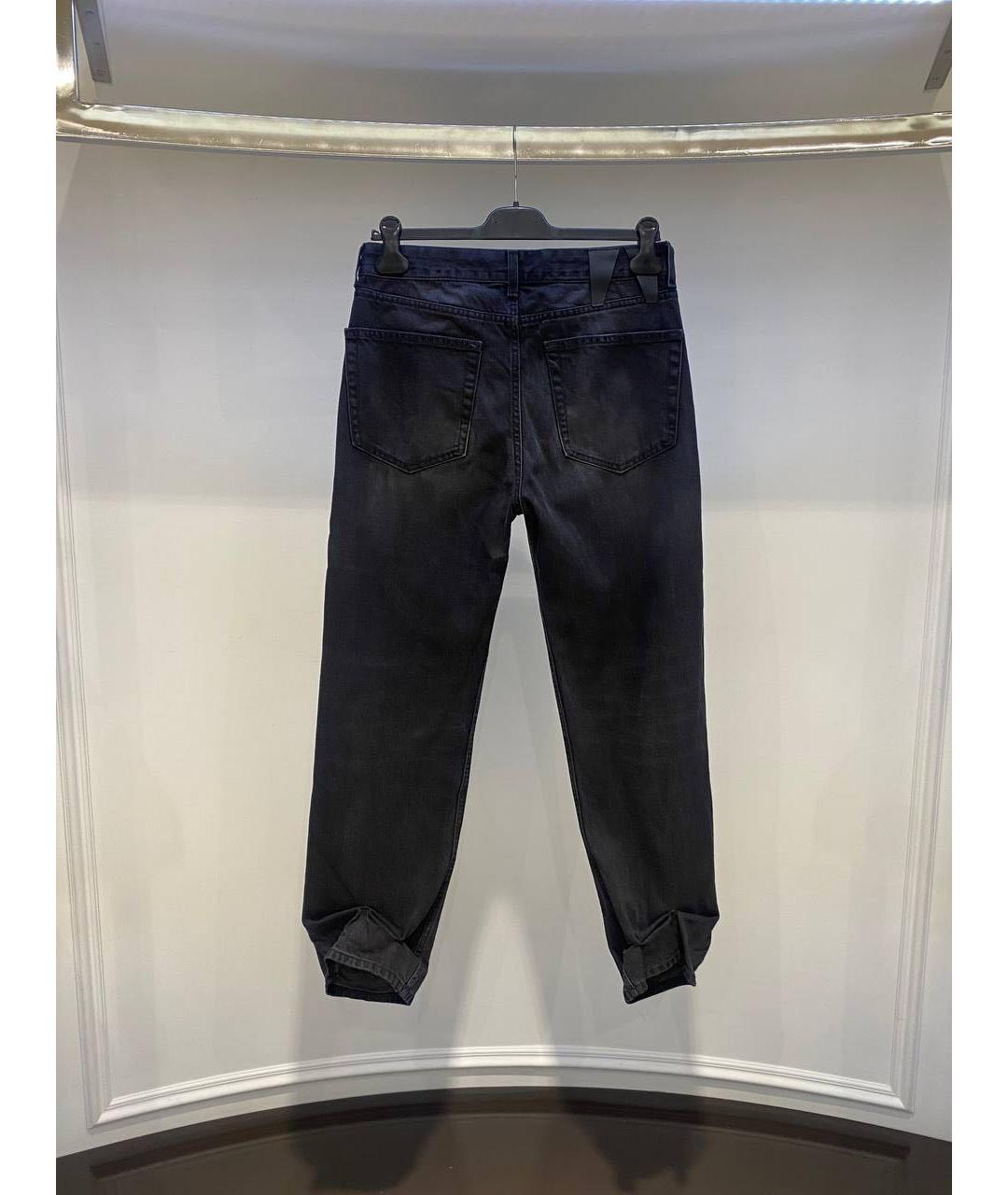 DARKPARK Черные хлопковые прямые джинсы, фото 3