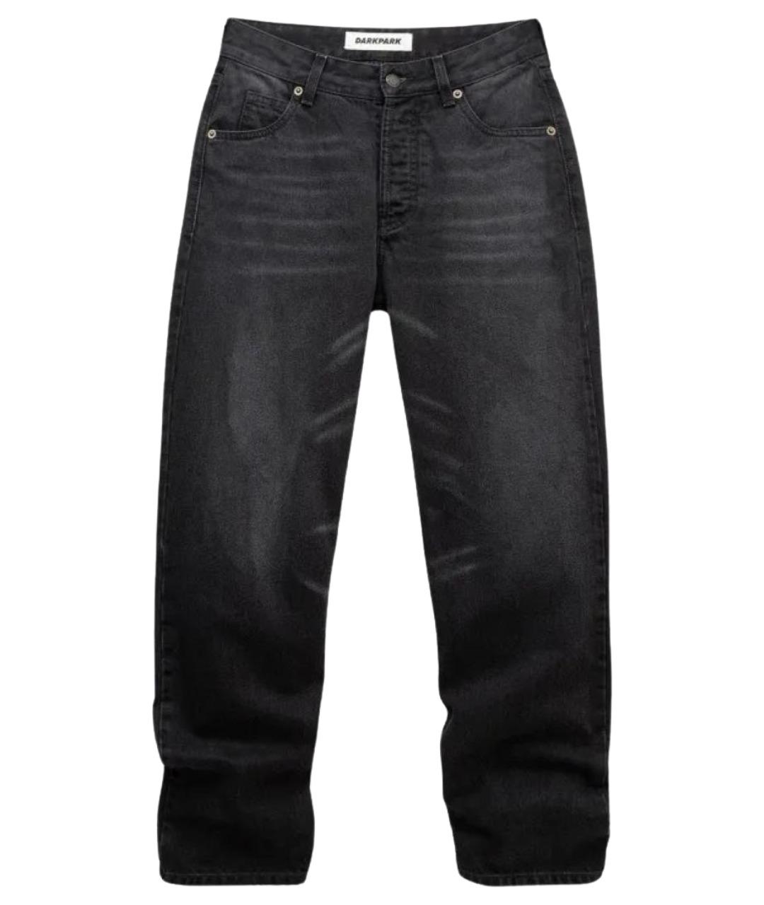 DARKPARK Черные хлопковые прямые джинсы, фото 1