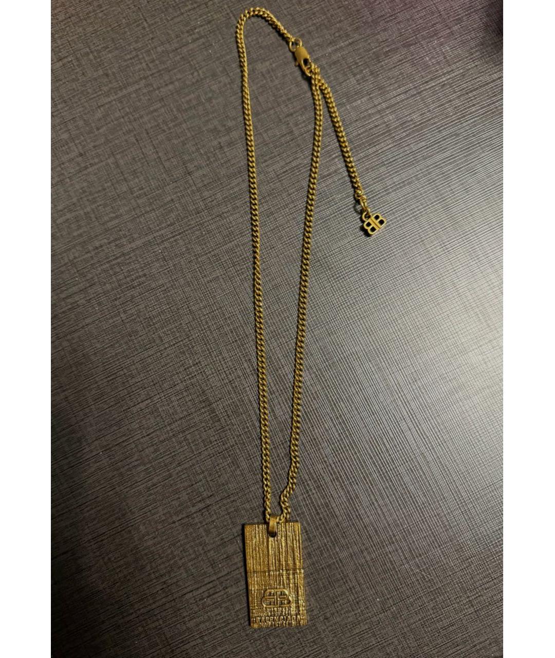 BALENCIAGA Золотое колье, фото 4