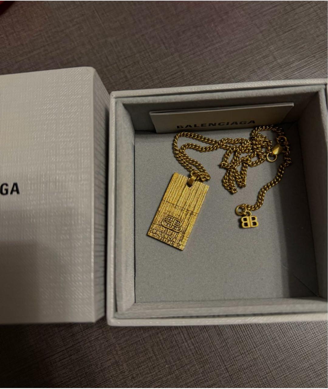 BALENCIAGA Золотое колье, фото 2