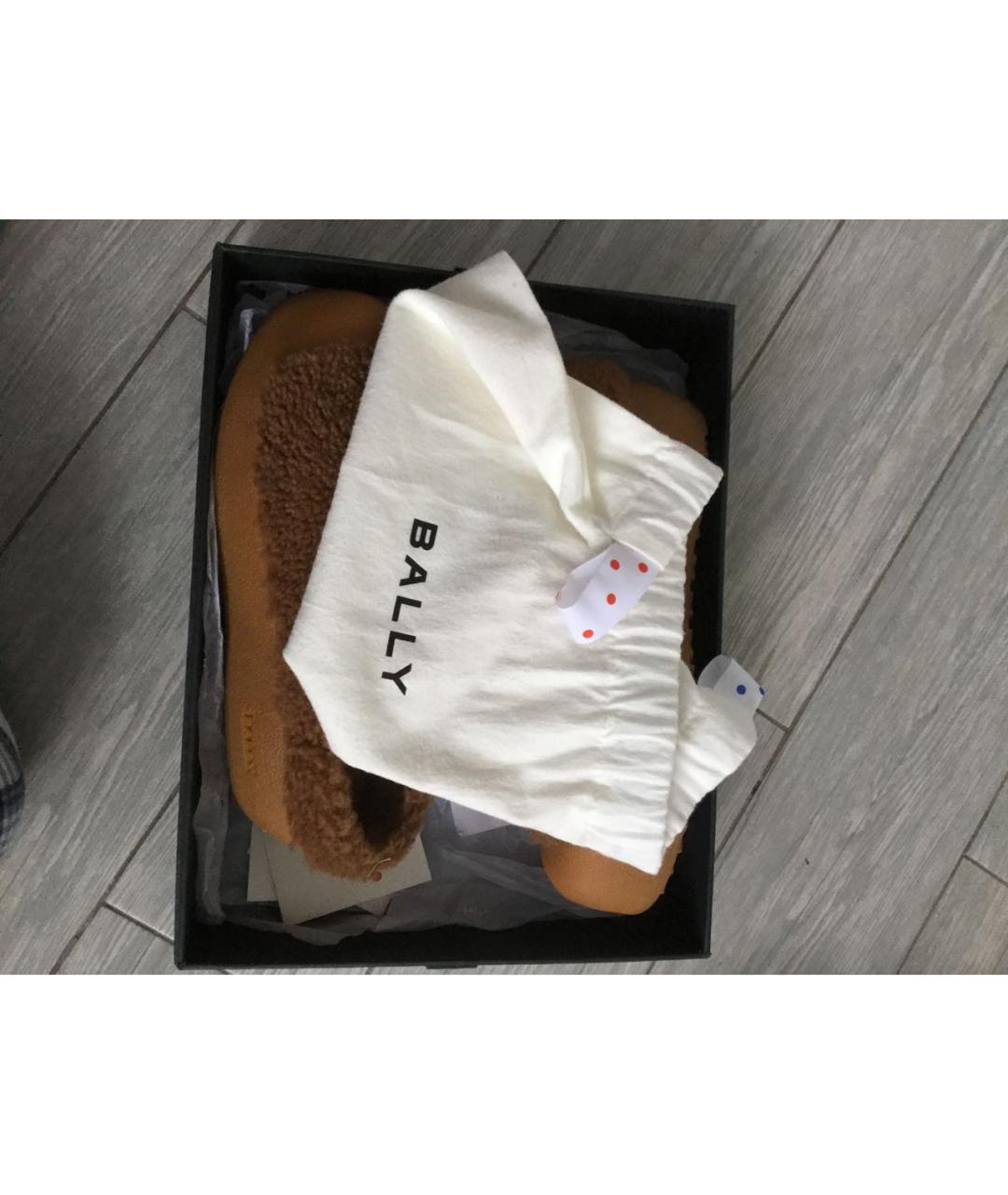 BALLY Коричневые низкие ботинки, фото 6