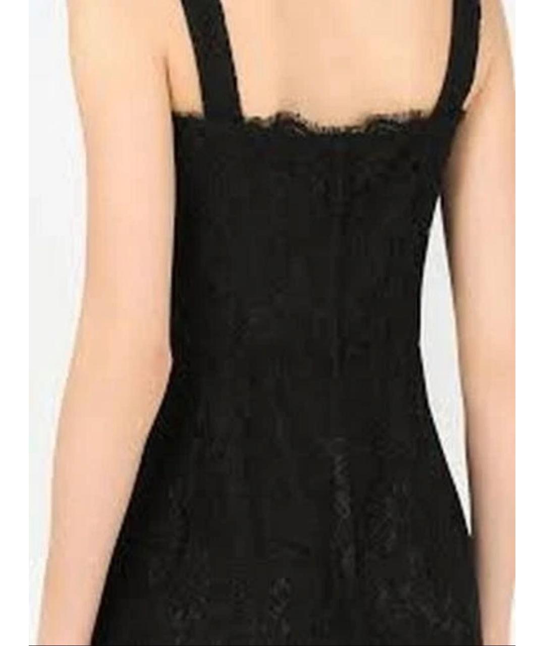 DOLCE&GABBANA Черное шелковое вечернее платье, фото 3