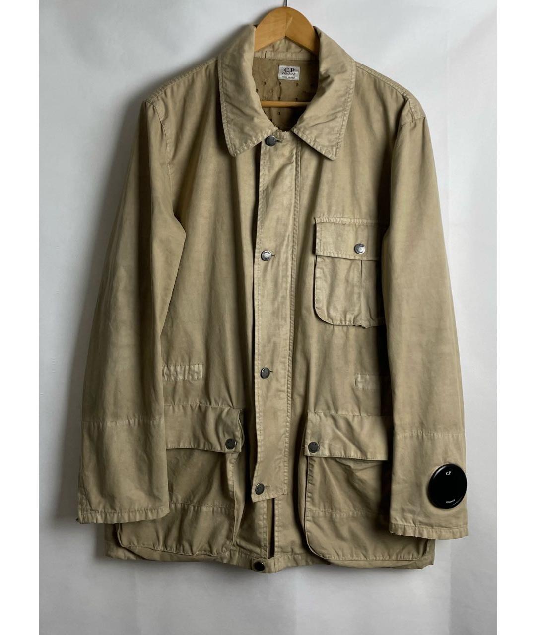 CP COMPANY Бежевая льняная куртка, фото 4