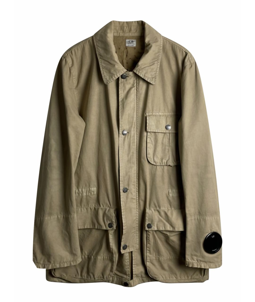 CP COMPANY Бежевая льняная куртка, фото 1