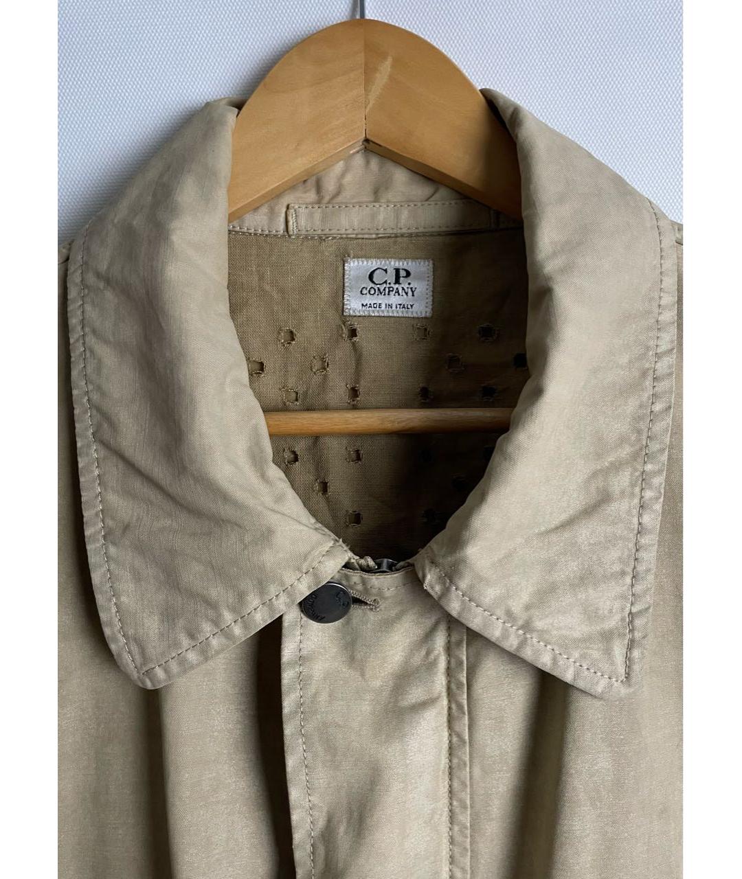 CP COMPANY Бежевая льняная куртка, фото 3