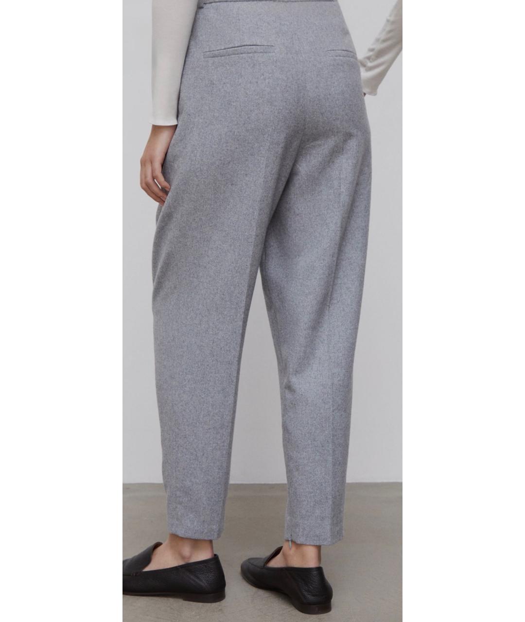 12 STOREEZ Серые шерстяные брюки узкие, фото 2