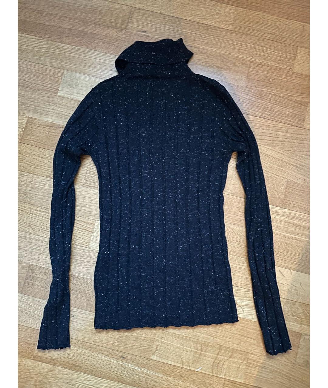 PESERICO Черная шерстяная водолазка, фото 2