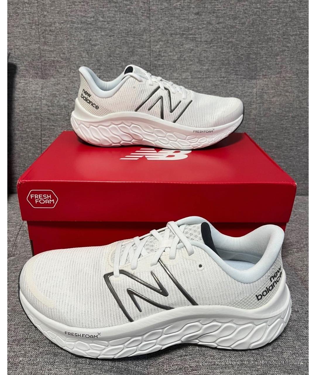 NEW BALANCE Белые текстильные кроссовки, фото 2